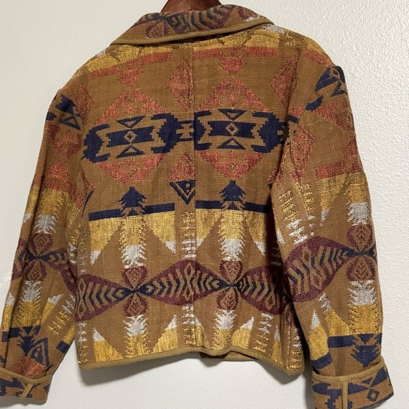Vintage Aztec Patterned Jacket flashback brand - Picture 4 of 10
